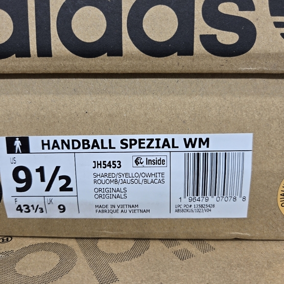 adidas Handball Spezial Weltmeister JH5453 Shadow Red Solar Yellow Shoe Size 9.5 main image 5